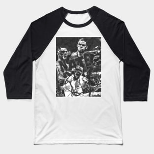 Nate Diaz Black and White Baseball T-Shirt